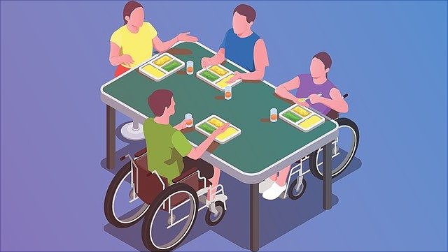 gemeinsam Menschen mit und ohne Beeinträchtigung