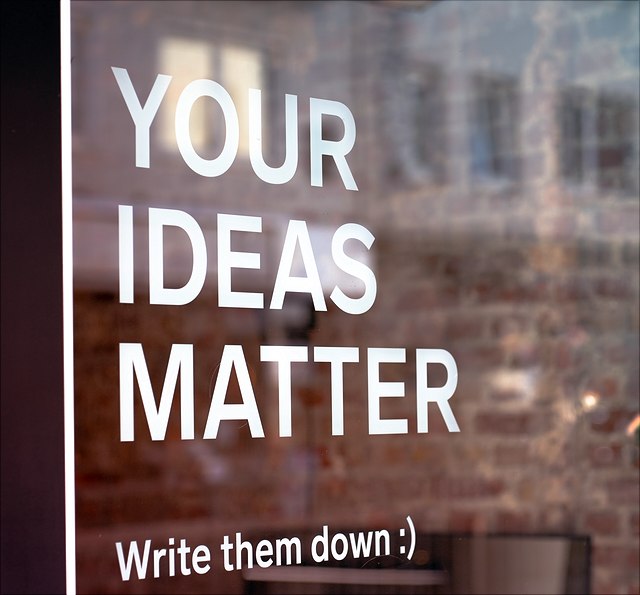 Your Ideas Matter-Sign