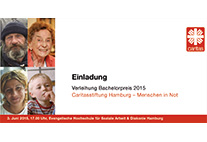 Einladung Caritas Preisverleihung