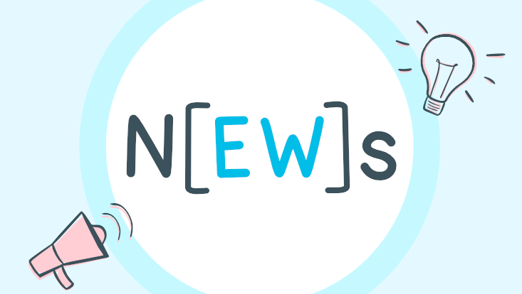 Mit weißer Schrift steht auf grünem Untergrund das Wort "news".