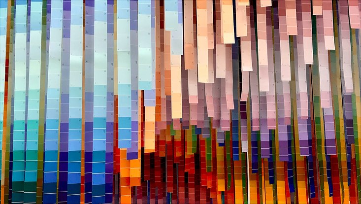 Multiple layers of colors