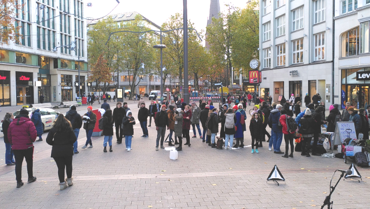 Theater Jetzt Demonstration