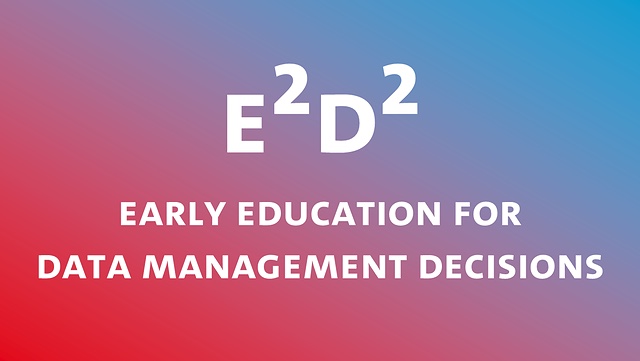 Logo zu dem Projekt Early Education for Datamanagement Decisions