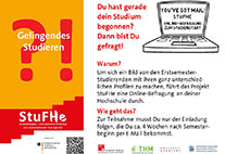 Flyer für Befragung