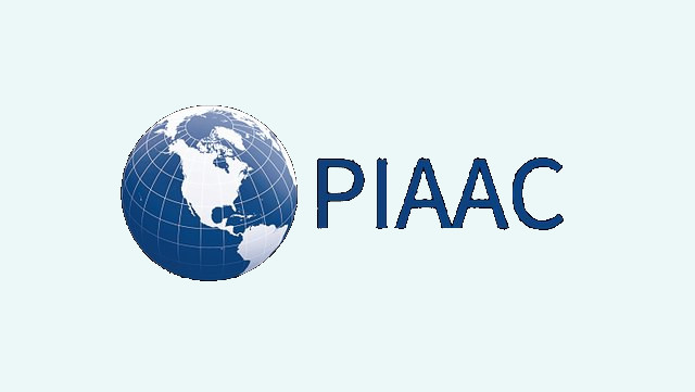 Logo der PIAAC Studie in Form einer Erdkugel