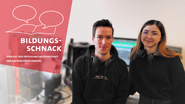 Das Cover zeigt Derya Özbagci und Jonas Breetz Kopfhörer um den Hals vor einem Computerbildschirm im Hintergrund.