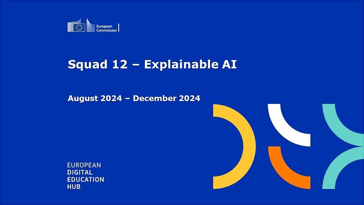 Präsentationsfolie des European Digital Education Hub Squad on Explainable AI in Education