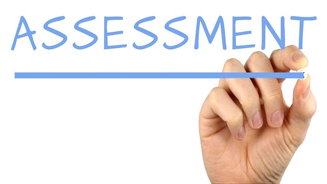 Abbildung mit dem Wort Assessment