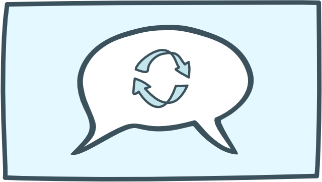 Sprechblase Illustration