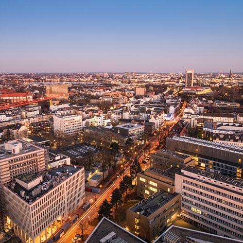 Skyline von Hamburg