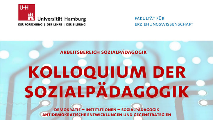 Plakat Kolloquium Arbeitsbereich Sozialpädagogik Sommersemester 2025
