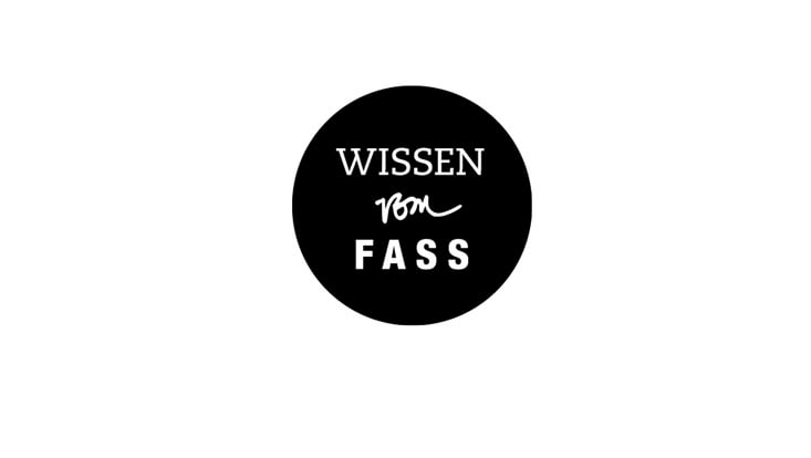 Logo von "Wissen vom Fass" in Bierdeckel-Form