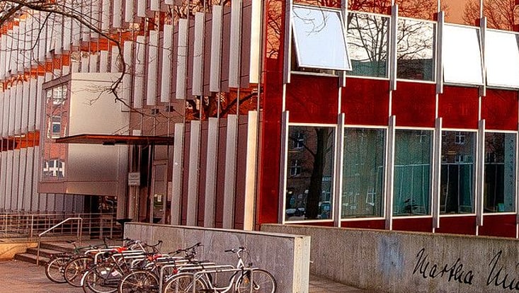 Ein Foto von der Martha-Muchow-Biblitohek der Erziehugnswissenschaft der Universität Hamburg