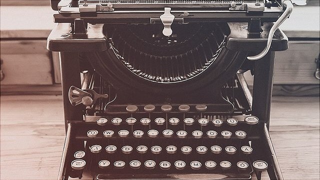 Alte Schreibmaschine.