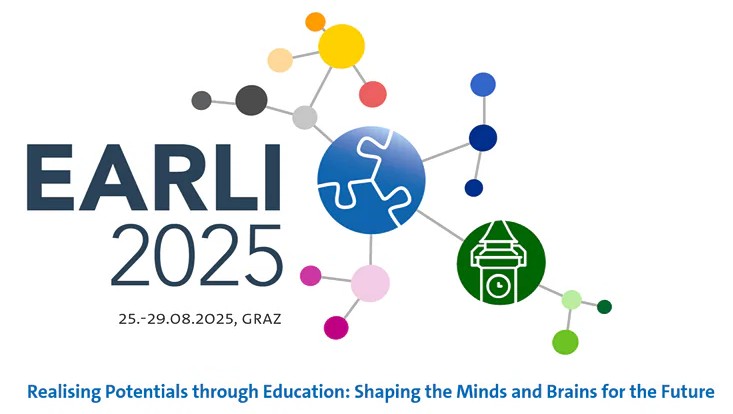 EARLI 2025 Logo mit eingefügtem Thema und Datum