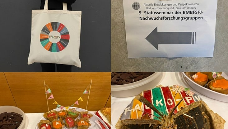 verschiedene fotos vom seminar als collage