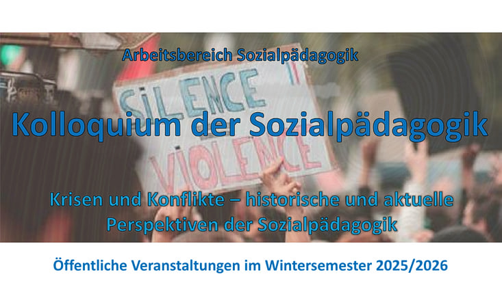 Foto Plakat Kolloquium Sozialpädagogik