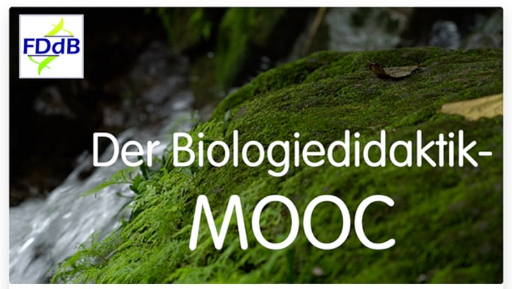 mooc-733x414 Bild Moos mit Schriftzug Biologiedidaktik-MOOC