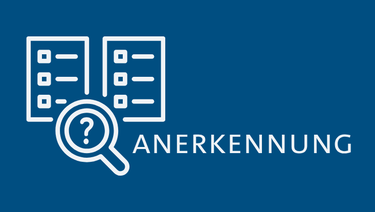 dekorative Grafik mit dem Schriftzug Anerkennung