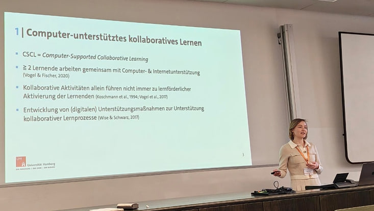 Foto vor Ort mit Maya Persico