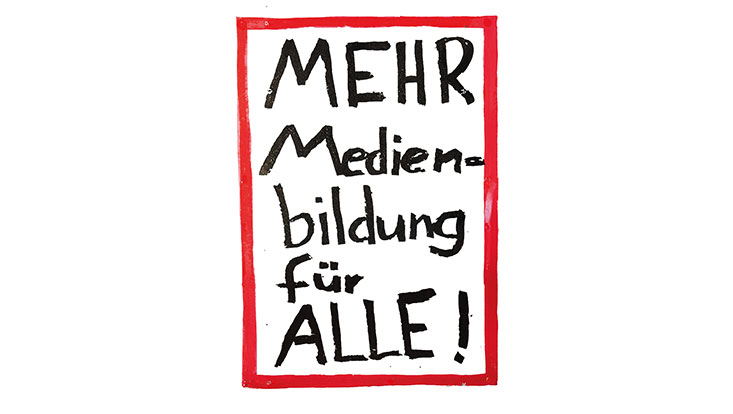 Mehr Medienbildung für alle - Slogan des Mediennetz Hamburg