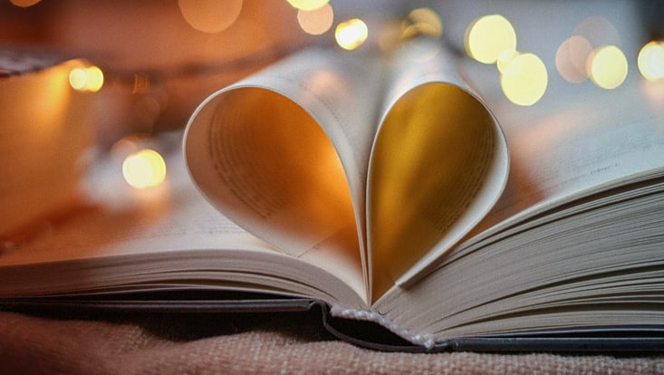 Weihnachten Buch Herz