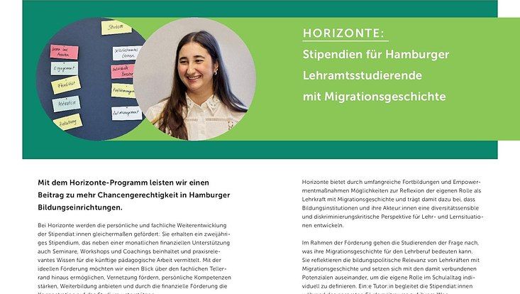 Teil des Flyers