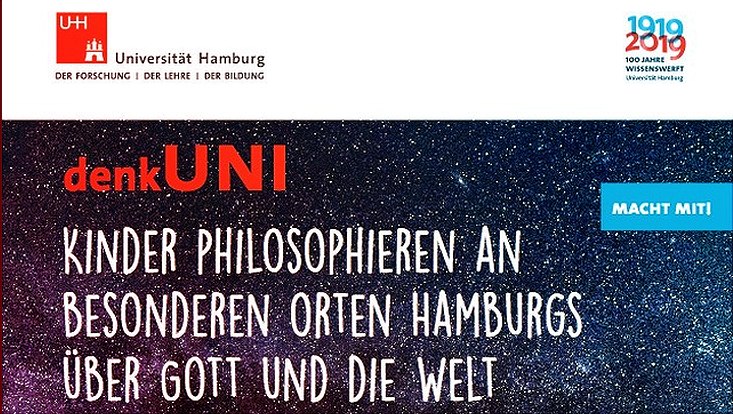 Plakat zur denk-Uni anlässlich des Universitätsjubiläums