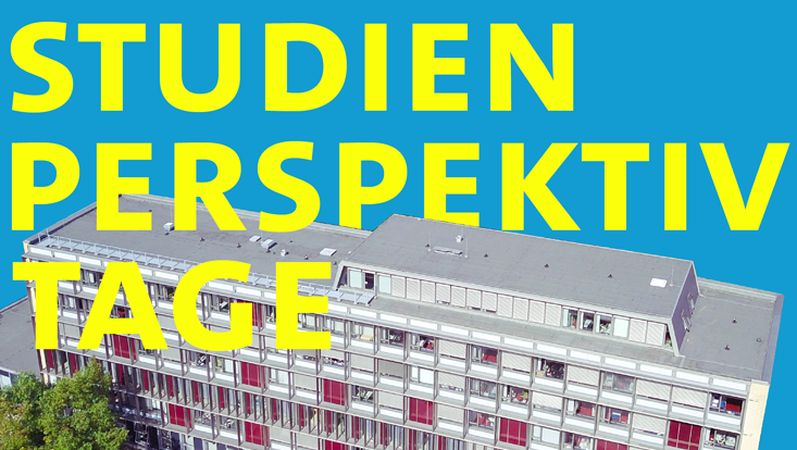 Gebäude der Fakultät für Erziehungswissenschaft mit dem Schriftzug Studienperspektivtage