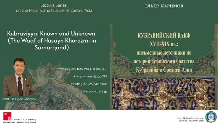 A lecture by Elyor Karimov