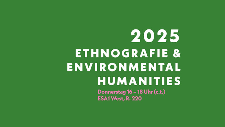 Poster Ringvorlesung Ethnografie & Environmental Humanities