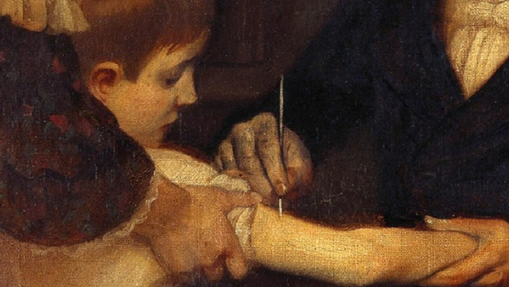 Ölgemälde einer medizinischen Behandlung