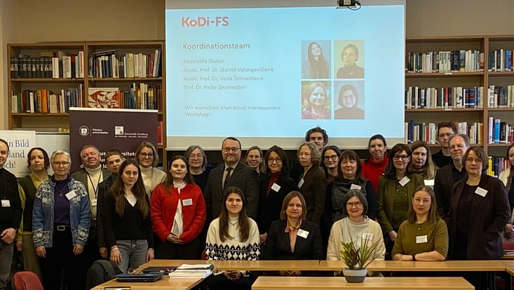 Gruppenbild beim Workshop "Korpora und Editionen" im Februar 2026 an der Universität Vilnius