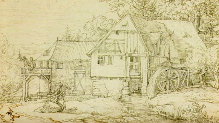 Sulpiz Boisserée: Gerbermühle, 1817