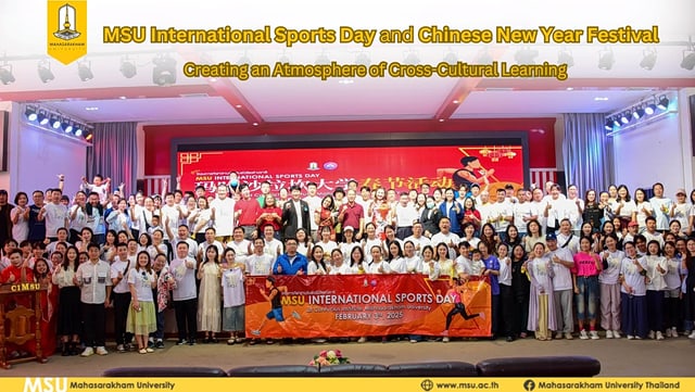 International Sports Day at Mahasarakham University, Thailand, 2025
