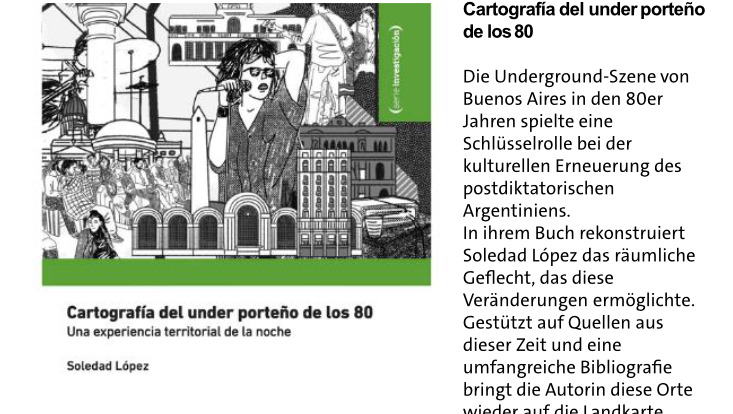 Teaserbild für die Buchpräsentiation von Soledad López