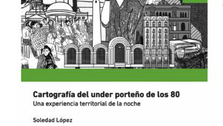 Plakat zur Buchpräsentation Cartografía del under porteno de lo 80