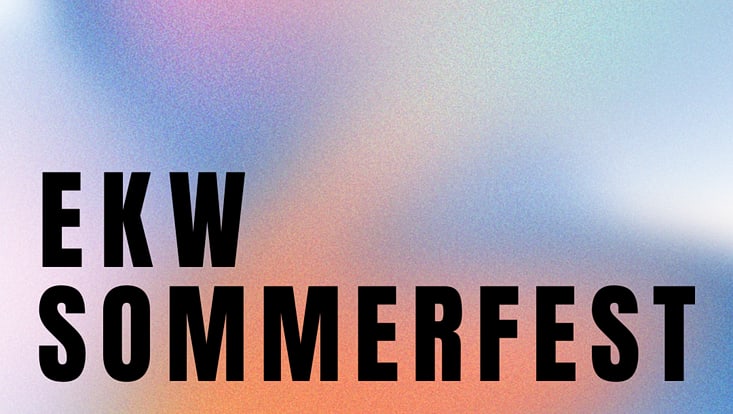 Plakatankündigung des Sommerfest vom FSR der EKW