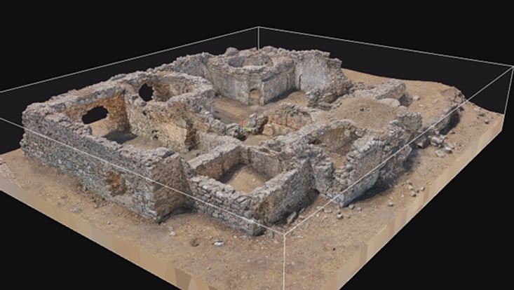 Bad neben der Vierzig-Stufen-Moschee, 3D-Modell