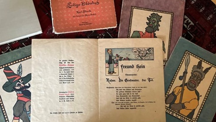 Sammlung von alten Kinderbüchern