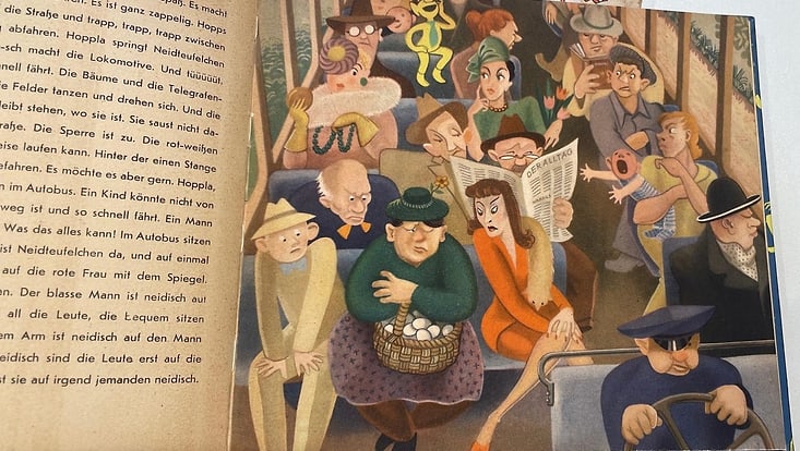 Foto der alten Kinderbücher