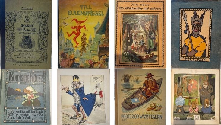 Bücher aus der Kinderbuchsammlung von Joachim Klinger