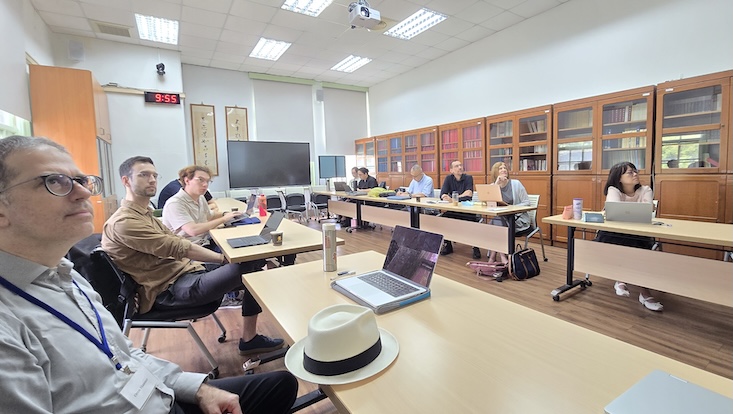 10 Workshop Participants during the Lecture