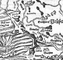 Landkarte Preussen