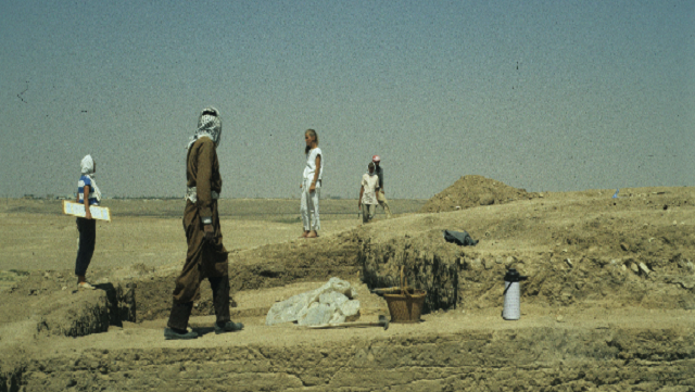 Excavation in Raqqa, 1985