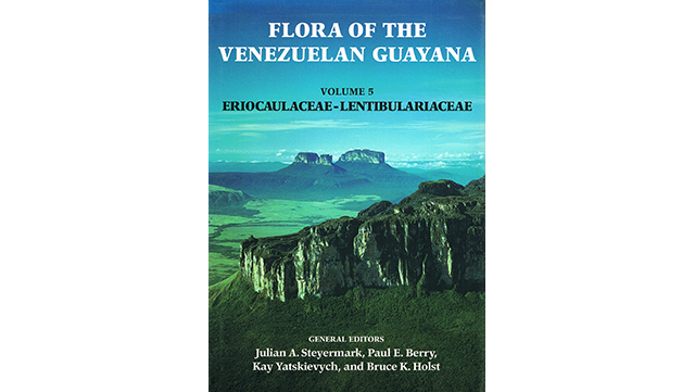 Image of book cover "Flora of the Venezuelan Guayana, vol. 5"