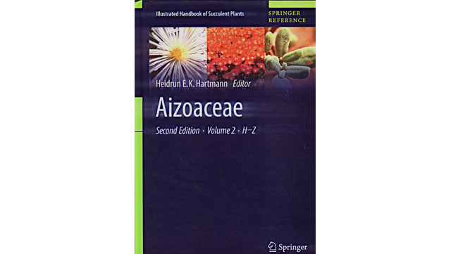 Image of book cover "Illustrated Handbook of Succulent Plants, Aizoaceae H–Z"