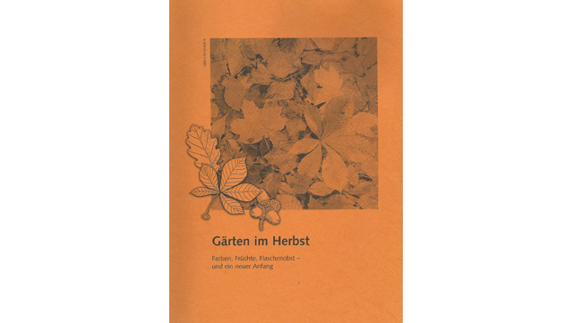 Image of book cover "Gärten im Herbst"