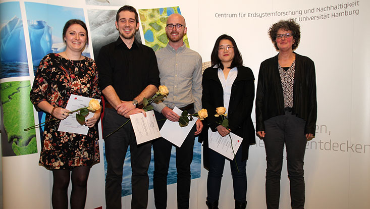 MSc Integrated Climate System Sciences-Gruppenbild3-733x414-X Gruppenbild M.Sc. Integrated Climate Systems CEN Absolventenfeier