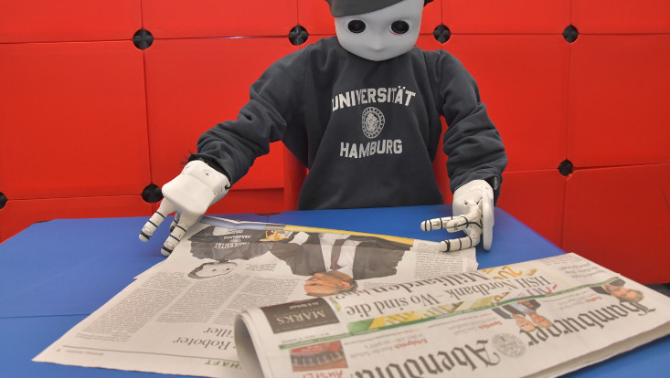 Knowledge Technology with NICO robot in the "Hamburger Abendblatt"